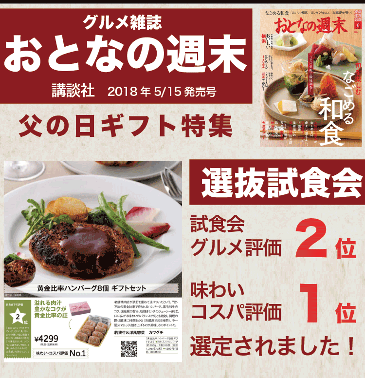 黒毛和牛と国産豚の黄金比率ハンバーグ 4個入 セット| 豚肉 調理イメージ