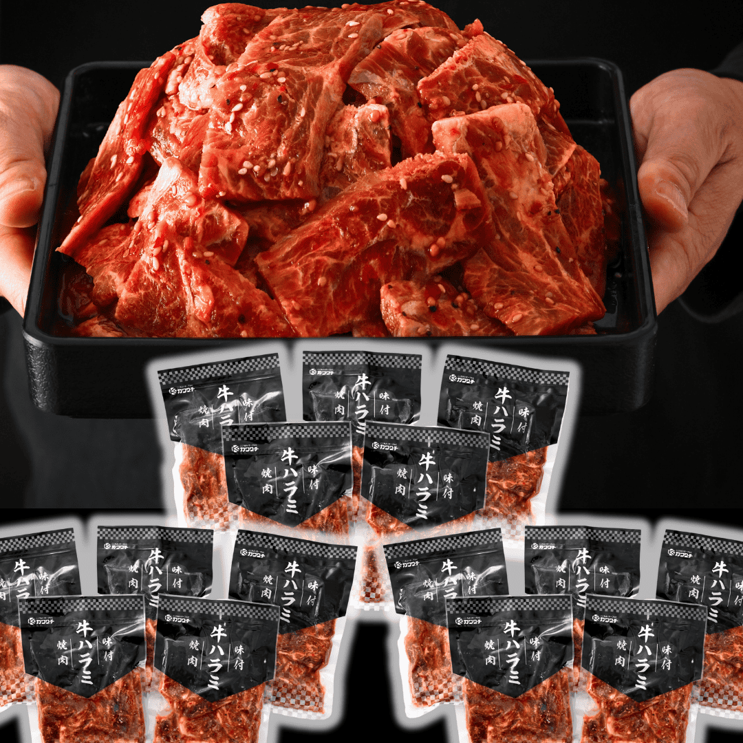 味付け 牛ハラミ 焼肉 3kg (小分け 200g ×15パック) BBQ 焼肉用 商品画像