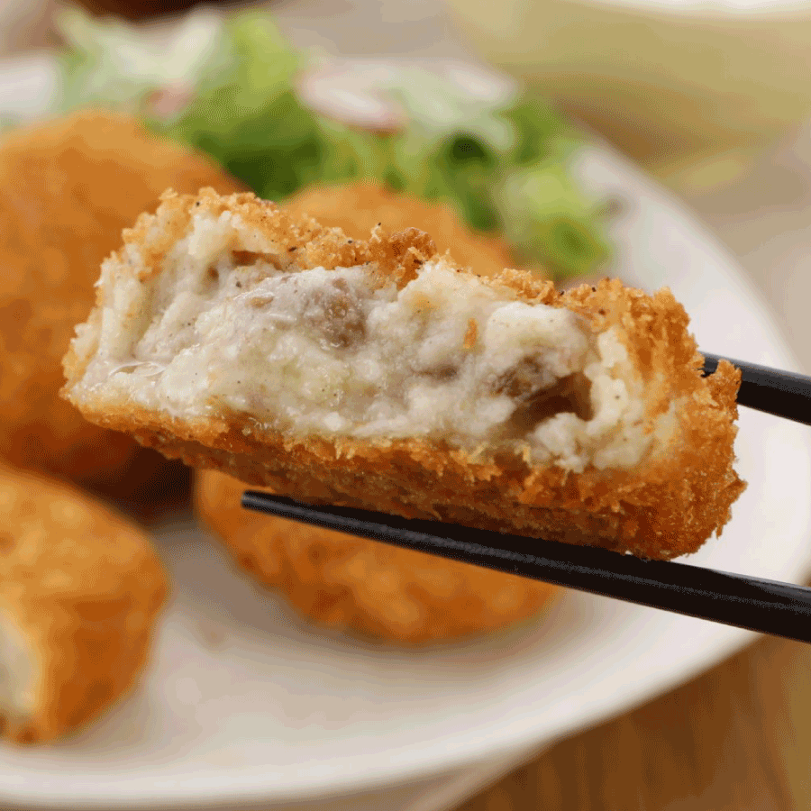 カワグチ特製 牛肉コロッケ4個 セット | 肉のカワグチ 通販・お