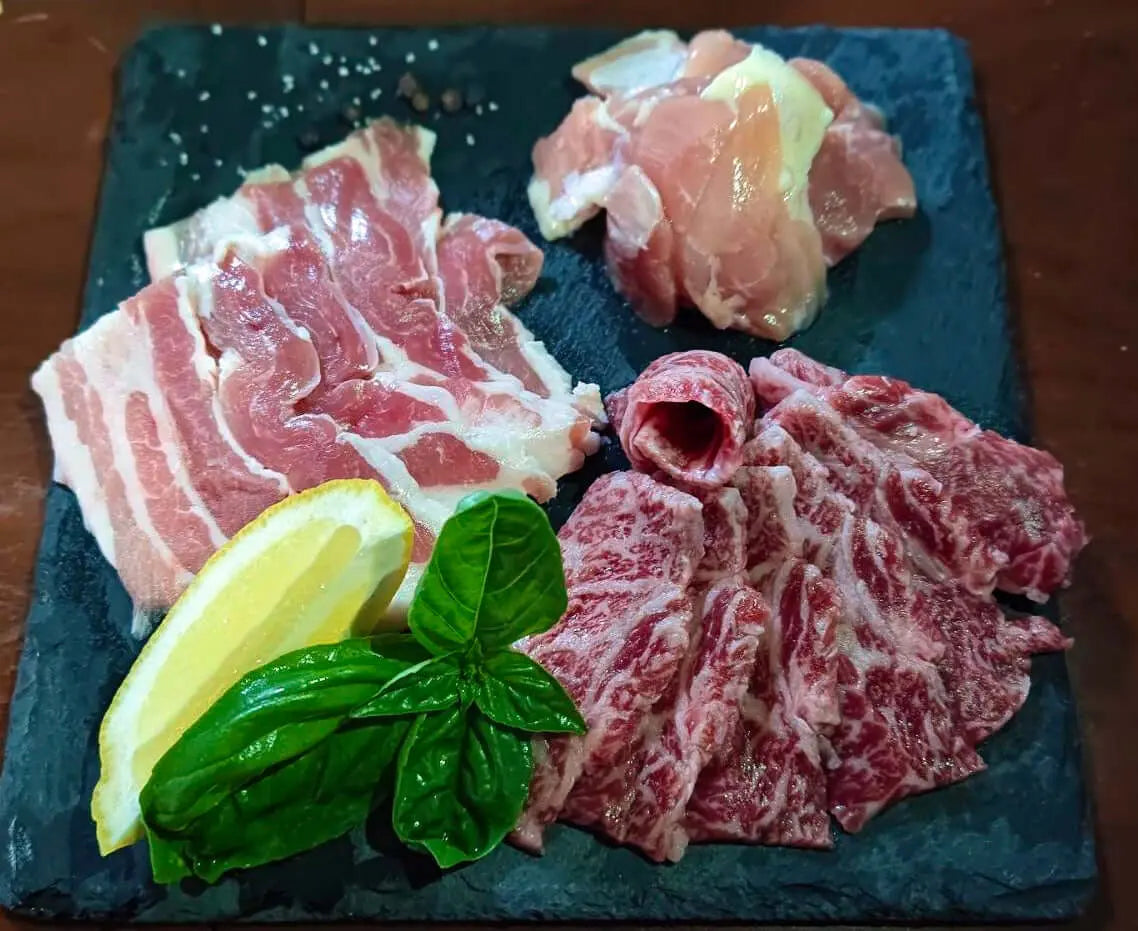 国産 牛豚鶏 焼肉セット（冷凍） 合計210g | 肉のカワグチ 通販・お