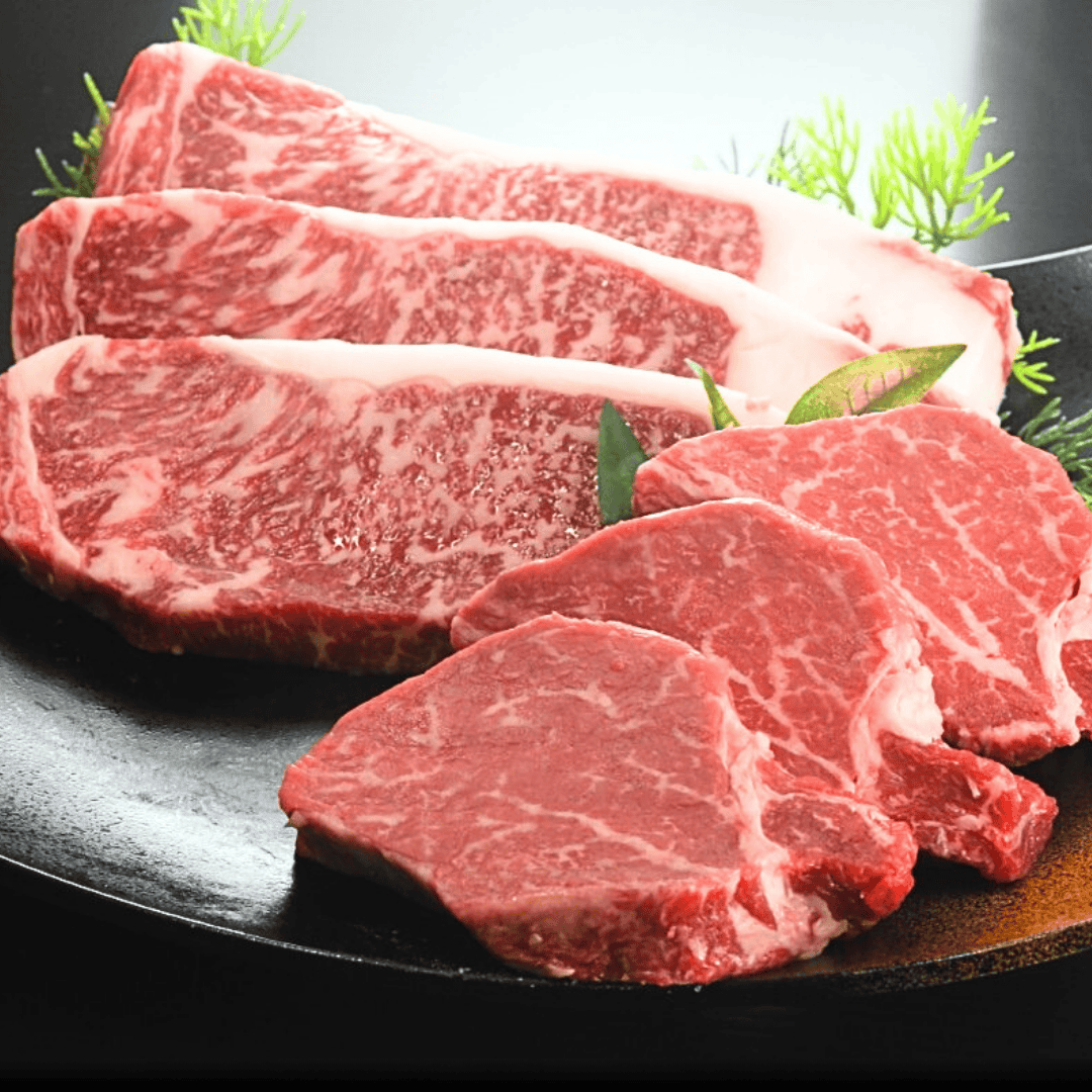 【残暑見舞い 敬老の日 ギフト】国産牛ステーキ食べ比べセット 6枚 計810g (サーロイン150g 3枚 ヒレ120g 3枚)（黒毛和種x乳用種) BBQ (バーベキュー)に おすすめ | 肉のカワグチ通販・お取り寄せ プレゼント.