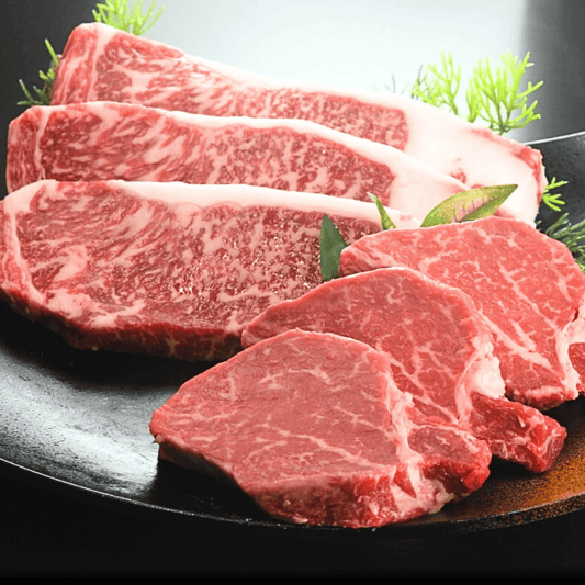 【残暑見舞い 敬老の日 ギフト】国産牛ステーキ食べ比べセット 6枚 計810g (サーロイン150g 3枚 ヒレ120g 3枚)（黒毛和種x乳用種) BBQ (バーベキュー)に おすすめ | 肉のカワグチ通販・お取り寄せ プレゼント.