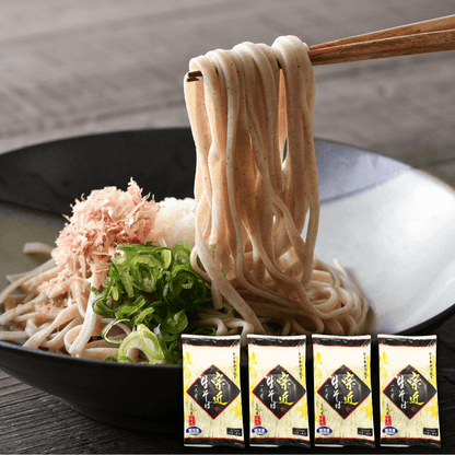 【残暑見舞い 敬老の日 ギフト】越前そば （おろしそば）４食セット（そばつゆ・専用かつおぶし付き）| 肉のカワグチ通販・お取り寄せ プレゼント